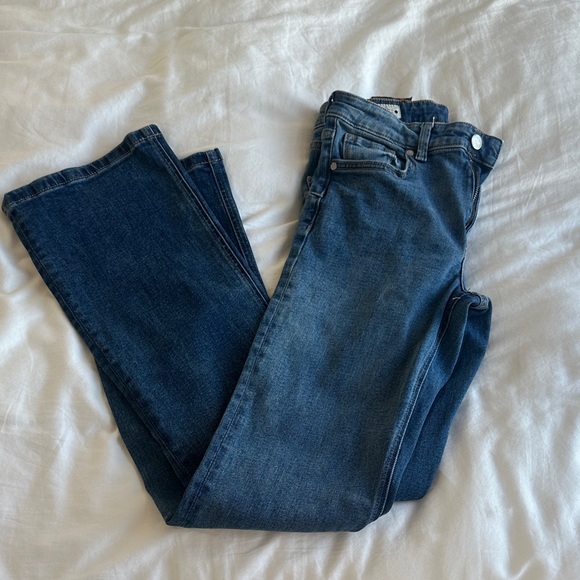 Zara Dark Blue Boot Cut Jeans - Picture 1 of 3